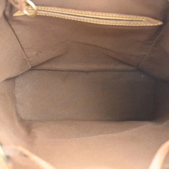 LOUIS VUITTON Montsouris MM Backpack Bag Monogram Leather Brown M51136 72CA328 main image 14